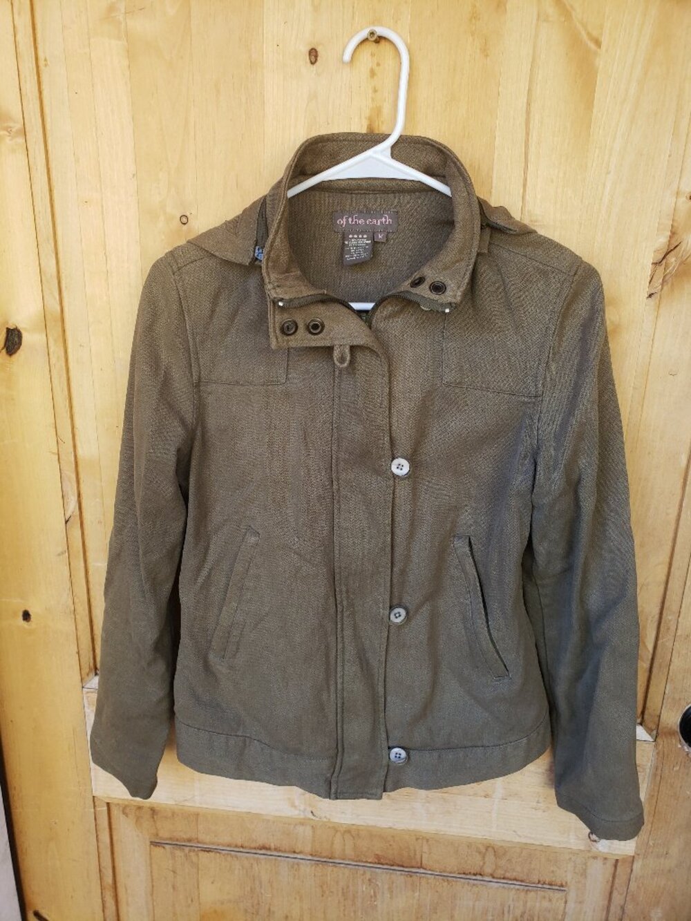 Of the Earth Hemp/Wool Bomber Jacket